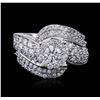 Image 3 : 14KT White Gold 2.44ctw Diamond Ring