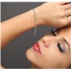 Image 2 : 14KT White Gold 0.68ctw Diamond Bracelet