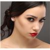 Image 5 : 14KT White Gold 3.20ctw Diamond Stud Earrings