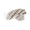 Image 2 : 14KT White Gold 1.06ctw Diamond Ring