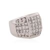 Image 2 : 18KT White Gold 4.65ctw Diamond Ring