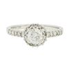 Image 1 : 14KT White Gold 0.79ctw Diamond Ring