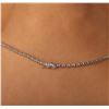 Image 5 : 18KT White Gold GIA Certified 41.45ct Morganite and Diamond Necklace