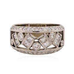 14KT White Gold 1.05ctw Diamond Ring