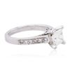 Image 4 : 14KT White Gold 1.23ctw Diamond Ring