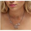 Image 2 : 14KT White Gold 1.06ctw Diamond Necklace