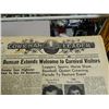 Image 1 : COWICHAN NEWS - ONE YEAR COLLECTION - 1950 - IN LARGE BOOK FORM