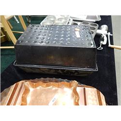 RETRO ROASTING PAN - LID VENTED - 2 PC