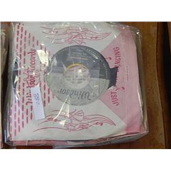 LOT OF 45'S - SQUARE DANCING - MANY WITH CALLS - 2LBS ~20 PER BAG