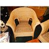 Image 1 : WICKER PATIO / DECK ARM CHAIR