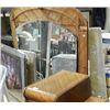 Image 2 : VINTAGE MIRROR & FRAME - AS-IS