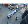 Image 1 : GOLF CLUBS, CART AND BAG