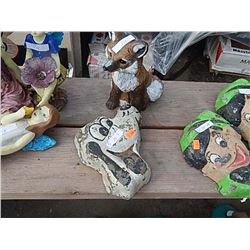 YARD ORNAMENTS - FOX & HOUND