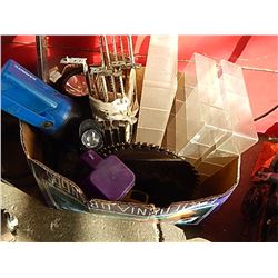 BOX - NEW SAW BLADES, FLASH LITES AND MORE