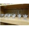Image 1 : SHELF OF ASSORTED CRYSTAL GLASSES