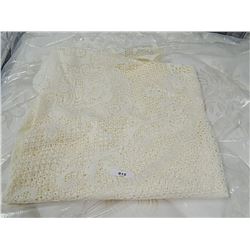 LACE TABLE CLOTH - BEIGE
