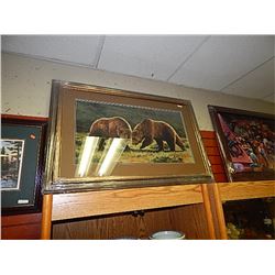 FRAMED PRINT - PUSH AND SHOVE - BONNIE MARRIS - GALLERY ESTIMET - 675