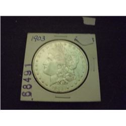 1903-P Morgan Silver Dollar, Low Mintage, MS-63