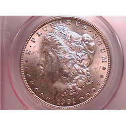 1904-O Morgan Dollar Ch MS64 PCGS