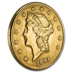 $20 Gold Liberty Double Eagle (Minted 1877-1907)