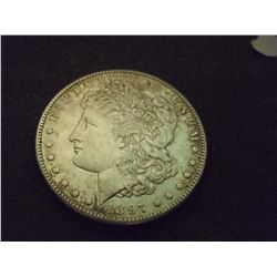 1897-S Morgan Dollar BU