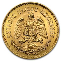 1955 Mexican Gold 5 Pesos AGW .1205