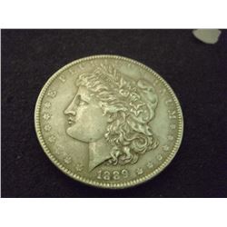 1889 MORGAN SILVER DOLLAR VF