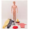 Image 1 : VINTAGE 1960'S BLONDE BARBIE KEN DOLL WITH CLOTHES