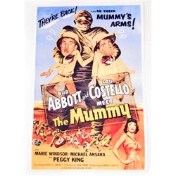 ABBOTT AND COSTELLO MEET THE MUMMY MOVIE POSTER PRINT - 11X17