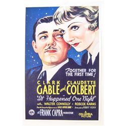 IT HAPPENED ONE NIGHT MOVIE POSTER PRINT