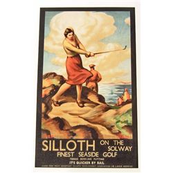 SILLOTH GOLF MUSEUM GRADE GICLEE CANVAS 8X10 PRINT