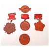 Image 2 : LOT OF 5 VINTAGE CHINESE COMMEMORATIVE MEDALS