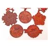 Image 3 : LOT OF 5 VINTAGE CHINESE COMMEMORATIVE MEDALS