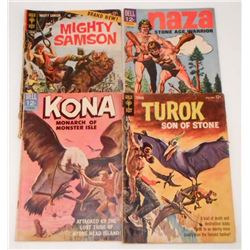 LOT OF 4 VINTAGE VINTAGE DELL AND GOLD KEY COMIC BOOKS - ALL 12 CENT COVERS