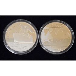 VOYAGE OF THE RMS TITANIC GOLD CLAD COLLECTIBLE COIN