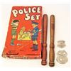 Image 1 : RARE VINTAGE 1930S POLICE SET TOY IN ORIGINAL BOX