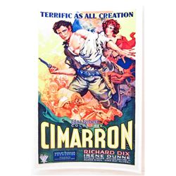 CIMARRON MOVIE POSTER PRINT - 11X17