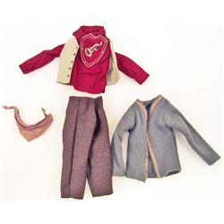 RARE VINTAGE SLIDESHOW TOYS BILLY THE KID DOLL CLOTHES