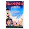 Image 1 : FRANKENSTEIN MOVIE POSTER PRINT APPROX 11" X 17"