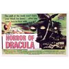 Image 1 : HORROR OF DRACULA MOVIE POSTER PRINT APPROX 11" X 17"