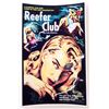 Image 1 : REEFER CLUB COVER PULP NOVEL ART POSTER PRINT APPROX 11" X 17"