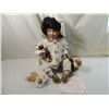 Image 2 : PRECIOUS HEIRLOOMS FAYZAH SPANOS BEAN BAG ZOO DOLL