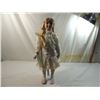 Image 1 : 24" PARADISE GALLERY PORCELAIN DOLL LACE DRESS