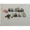 Image 1 : BOX LOT ASSORTED LOCKS & KEYS