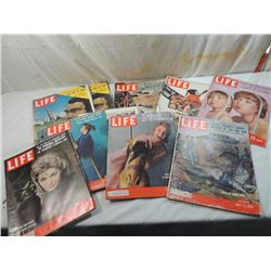 LOT 11 VINTAGE 1950s LIFE MAGAZINES