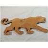 Image 3 : WOODEN CARVED TIGER WALL HANGING