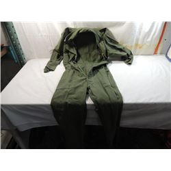 MENS ARMY GREEN OVERALLS