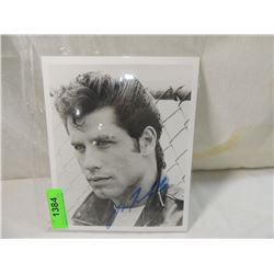 JOHN TRAVOLTA AUTOGRAPHED PHOTO COA