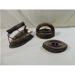 LOT 3 ANTIQUE IRONS