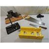 Image 1 : BOX LOT ASSORTED SAWS & MITER BOXES